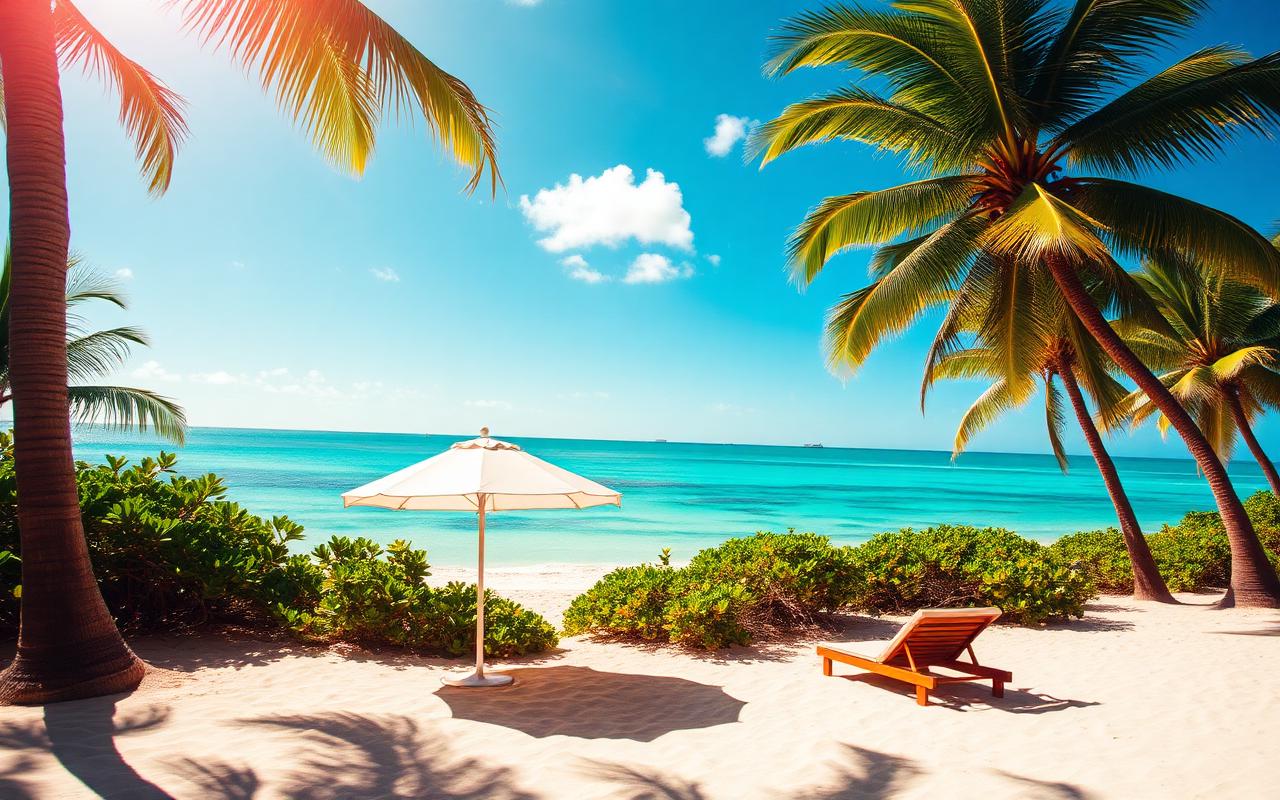 Tropical vacation getaway